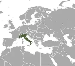 Map of range