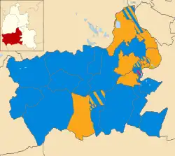 2011 results map