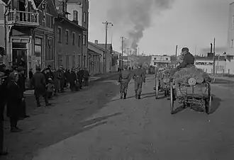 The Valtakatu street in Kemi (1944)