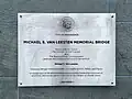 Dedication plaque
