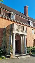 The main entrance.