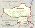 Map of the municipality, 2021
