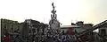 The Varia Palmi 2013 arrival in the square