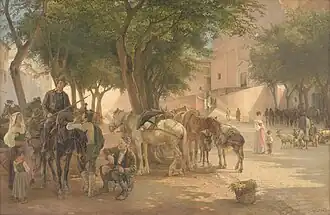 At the Capuchin Monastery in Rome (1911)