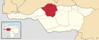 Location in Apure