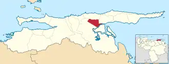 Location in Sucre