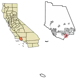 Location of Lake Sherwood in Ventura County, California.