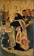 Saint Augustine Meditates on the Trinity when the Child Jesus Appears before him by Vergós Group