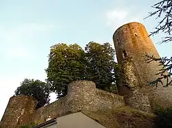 View from the north moat