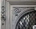 Detail of the portal: palm