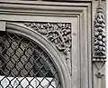 Detail of portal: oak
