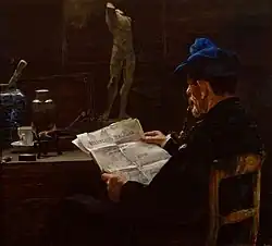 In the Studio, 1883