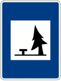 Place equipped for excursions