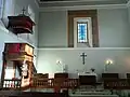 Interior of the church in 2025