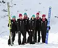 2014 team members: Jessica Jerome, Alissa Johnson, Nina Lussi, Sarah Hendrickson, Abby Ringquist, Lindsey Van.