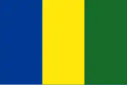 Proposed flag of Vojvodina (1990s)