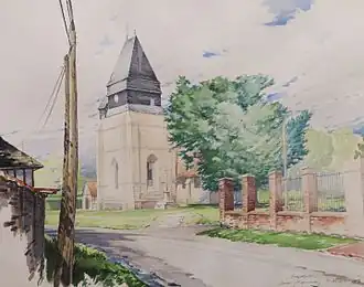 The church in Crestot