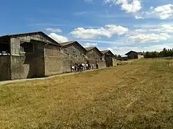 View of the baths from the northwest