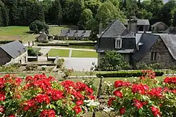 General view of the village of Les Forges des Salles
