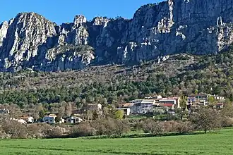 View of the village from the Napoleon Road