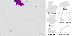 Map of the district