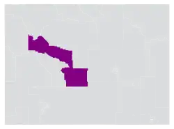 Map of the district