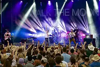 Walk the Moon at the 2019 Love Street Music Fest in Houston