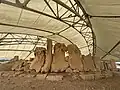 A protective shelder now covers the site