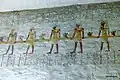 Wall reliefs from the burial chamber of KV15
