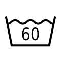 Wash at or below 60&nbsp;°C (140&nbsp;°F) (US, 4 dots, ●●●●)