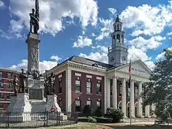 Town Hall in Webster, Massachusetts
