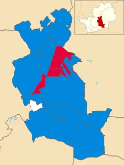2011 results map