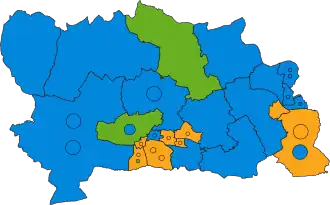 2019 results map