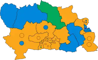 2023 results map