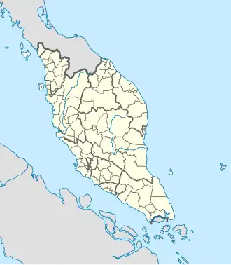 RMAF Butterworth is located in Peninsular Malaysia