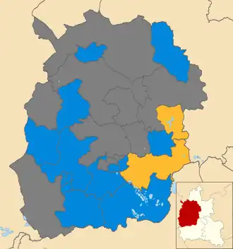 2010 results map
