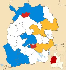 2019 results map