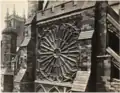 Westminster Abbey, London - the south transept rose window by Ward and Nixon (1844–1848)