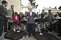 Barbara Windsor, actress, with local residents plants the last of 53 trees[15] to be added to Weymouth Street in 2010.
