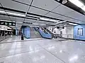 Access to the eastern concourse from the platform (August 2021)
