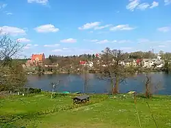 Lake Ławiczka in Biały Bór