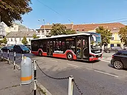 Wienerlinien bus line 56A Vienna between Hietzing and Bahnhof Atzgersdorf