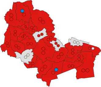 2023 results map