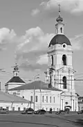 Trinity church by Yauza River
