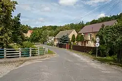 Houses by the road