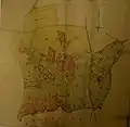 William Chatteris era map of Sandleford, 1871.