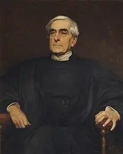 Oil on canvas painting of William Hepworth Thompson