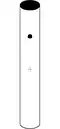 Quality chimes are hung at ≈2/9 and struck at 1/2 length.