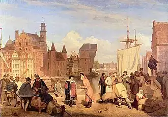 Image 6Gdańsk in the 17th century (from History of cities)