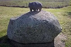 Wombat sculpture, Wombat, New South Wales, unveiled April 2002